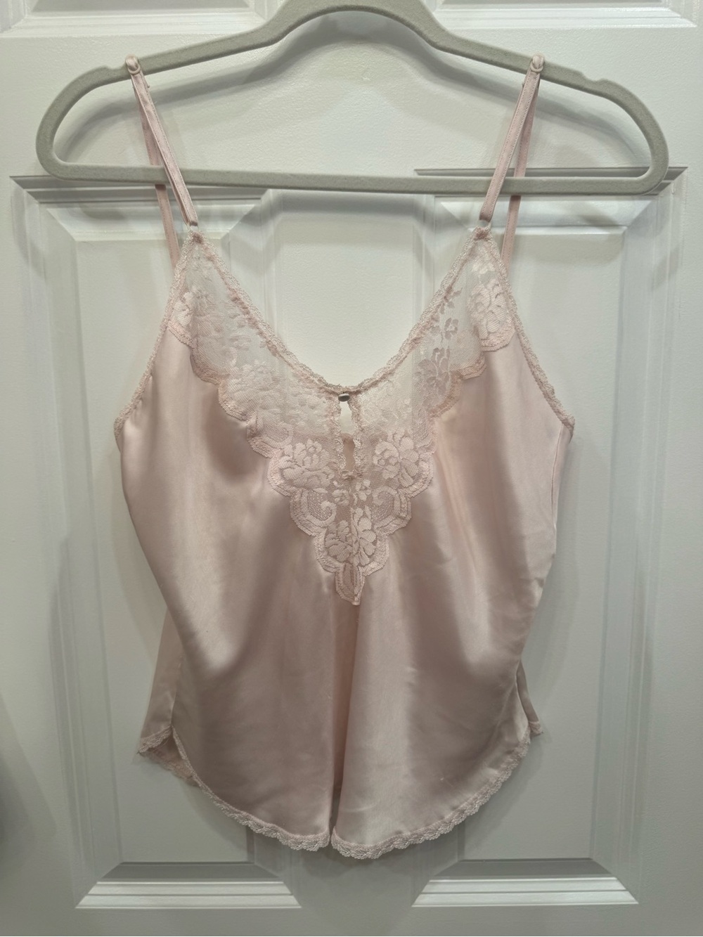 Maidenform Pale Pink Lace-Trim Camisole vintage